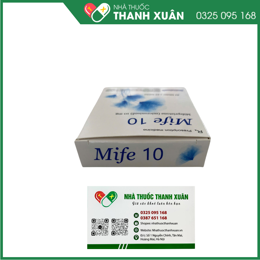 Mife 10 thuốc tránh thai khẩn cấp dùng trong 120 giờ